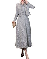 BRC By BURRYCO - 2Pc Cardigan & Dress Set - Lyst