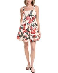 Julia Jordan - Printed Faille Sleeveless Dress - Lyst