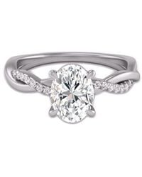 Lab Grown Diamonds - 14K 2.00 Ct. Tw. Lab-Grown Diamond Agatha Ring - Lyst