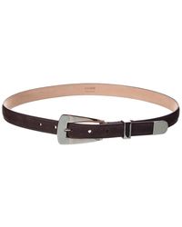 KHAITE - Lucca Small Suede Belt - Lyst