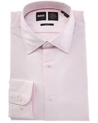 BOSS - Slim Fit Dress Shirt - Lyst