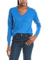 N.Peal Cashmere - Phoebe V-Neck 100% Cashmere Sweater - Lyst