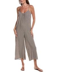 Z Supply - Flared Gingham Jumpsuit - Lyst