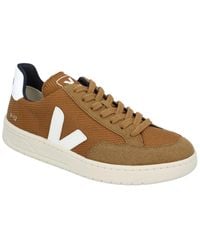 Veja - V-12 Leather & Suede Trim B-Mesh Sneaker - Lyst
