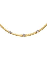 Meshmerise - 18K Over 0.10 Ct. Tw. Lab-Grown Diamond Necklace - Lyst