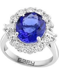Effy Fine Jewelry - 14K 6.10 Ct. Tw. Diamond & Tanzanite Ring - Lyst
