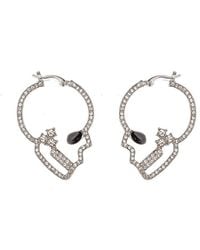 Eye Candy LA - Skull Drop Earrings - Lyst
