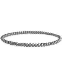 Sterling Forever - Beaded Stretch Bracelet - Lyst