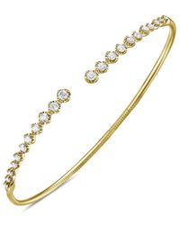 Forever Creations USA Inc. - Forever Creations 14K 0.75 Ct. Tw. Diamond Graduated Flexible Bangle Bracelet - Lyst