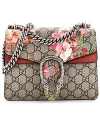 Gucci - Blooms Print Gg Coated Canvas Dionysus Bag Mini (Authentic Pre- Loved) - Lyst