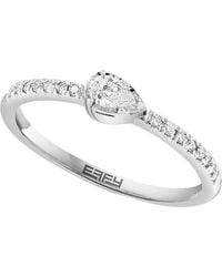 Effy Fine Jewelry - 14K 0.22 Ct. Tw. Diamond Ring - Lyst