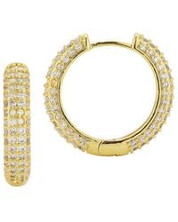 Glaze Jewelry - 18k Plated Cz Earrings - Lyst