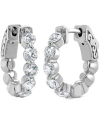 Sabrina Designs - 14K 1.00 Ct. Tw. Diamond Hoops - Lyst