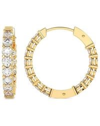 Lab Grown Diamonds - 14K 5.00 Ct. Tw. Lab-Grown Diamond Earrings - Lyst