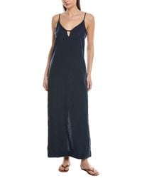 Onia - V-Neck Linen-Blend Maxi Dress - Lyst