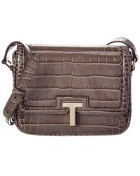 Tom Ford - Croc-Embossed Leather Shoulder Bag - Lyst