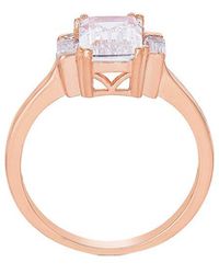 Genevive Jewelry - Diamond Cz Statement Ring - Lyst