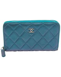 Chanel - Quilted Leather Single Flap Classic Zip Wallet (Authentic Pre-Owned) - Lyst