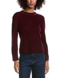 Forte - Studded Wool & Cashmere-Blend Sweater - Lyst