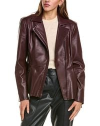 Via Spiga - Peplum Moto Jacket - Lyst