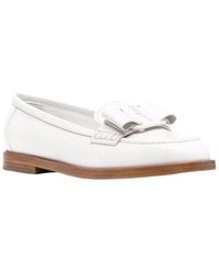 Ferragamo - Viva Bow Leather Loafer - Lyst