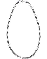 jean claude - Dell Arte Stainless Steel Franco Weave Necklace - Lyst