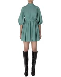 10 Crosby Derek Lam - Alex Bubble Hem Mini Dress - Lyst