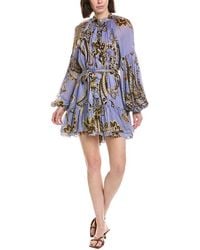 Hemant & Nandita - Ruffle Mini Dress - Lyst