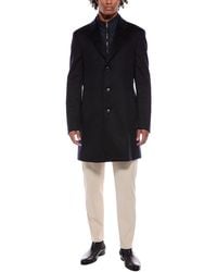 BOSS - Boss Hyde Wool & Cashmere-Blend Coat - Lyst