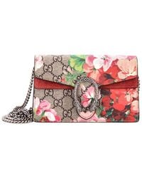 Gucci - Blooms Print Gg Coated Canvas Dionysus Bag Super Mini (Authentic Pre-Loved) - Lyst