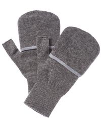 Brodie Cashmere - Blanket Stitch Mittens - Lyst