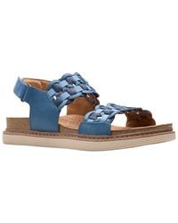 Clarks - Arwell Glide Leather Sandal - Lyst