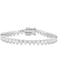 Glaze Jewelry - Cz Heart Tennis Bracelet - Lyst