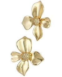 Savvy Cie - Flower Cz Studs - Lyst