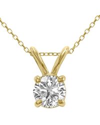 Lab Grown Diamonds - 14K 1.00 Ct. Tw. Lab Grown Diamond Necklace - Lyst