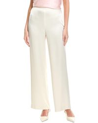 St. John - Liquid Satin Elastic Waist Pull-On Pant - Lyst
