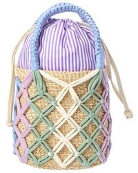 Rafe New York - Michelle Straw Bucket Tote - Lyst