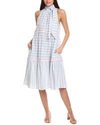 Sara Campbell - Brooklyn Linen Midi Dress - Lyst
