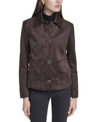 Cole Haan - Novelty Faux Suede Jacket - Lyst