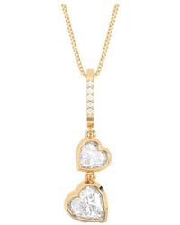 Amairah - 14K Rose 3.00 Ct. Tw. Lab-Grown Diamond Pendant Necklace - Lyst