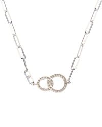 Meshmerise - 18K Over 0.25 Ct. Tw. Diamond Necklace - Lyst