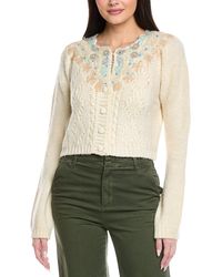 Free People - Pixie Wool-Blend Cardigan - Lyst
