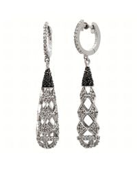 Diamond Select Cuts - 1.36 Ct. Tw. Diamond & Topaz Earrings - Lyst