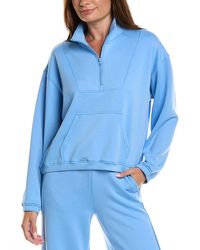 Vintage Havana - Cloud Fleece Quarter Zip Pullover - Lyst