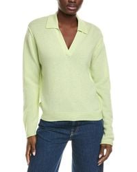 ATM - Oversized Cashmere Polo Shirt - Lyst