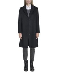 Cole Haan - Slick Wool-blend Coat - Lyst
