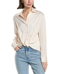 Hudson Jeans - Knotted Button-Down Shirt - Lyst