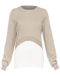 Celine - Silk High-Low Sweater, Size Int (Authentic Pre-Loved) - Lyst