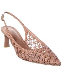 Alexandre Birman - Jane Tresse 60 Leather Slingback Pump - Lyst