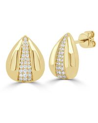 Sabrina Designs - 14K 0.32 Ct. Tw. Diamond Huggie Earrings - Lyst